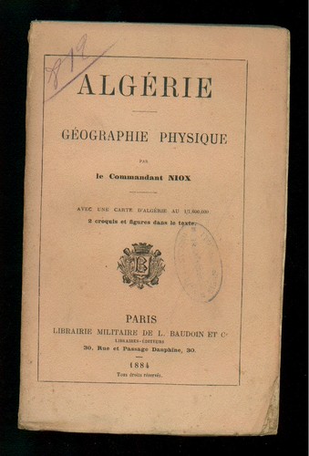 Niox algerie geographie - algerie,