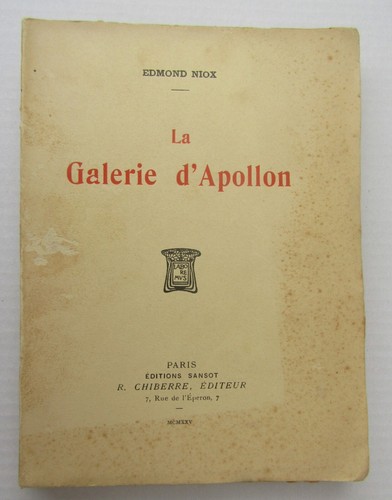 Edmond niox la galerie - -,